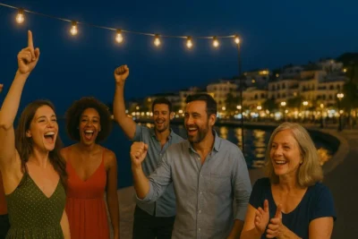 Uitgaan in Chersonissos (Griekenland)
